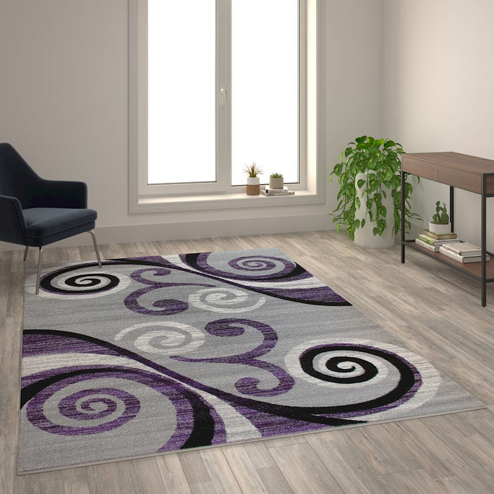 Flash Furniture Valli Modern Area Rug