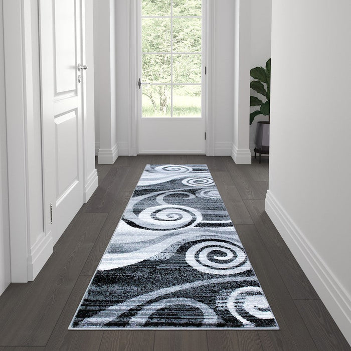 Flash Furniture Cirrus 2X7 Swirl Area Rug