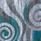 Flash Furniture Cirrus 3X16 Swirl Area Rug, Turquoise