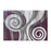 Flash Furniture Cirrus 5X7 Swirl Area Rug, Purple - OKR-RG1103-57-PU-GG