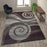 Flash Furniture Cirrus Swirl Area Rug, Purple