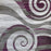 Flash Furniture Cirrus Swirl Area Rug, Purple