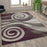 Flash Furniture Cirrus 8X10 Swirl Area Rug