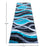 Flash Furniture Wisp 2X7 Ripple Area Rug, Turquoise