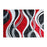 Flash Furniture Wisp 5X7 Ripple Area Rug, Red - OKR-RG1109-57-RD-GG