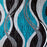 Flash Furniture Wisp 5X7 Ripple Area Rug, Turquoise