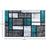 Flash Furniture Raven Block Area Rug, Turquoise