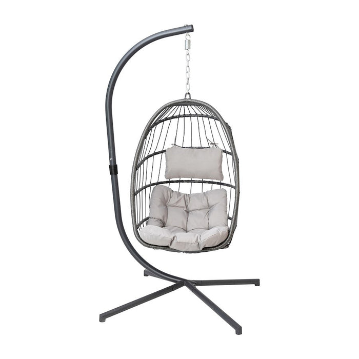 Flash Furniture Cleo Patio Hanging Egg Chair