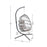 Flash Furniture Cleo Patio Hanging Egg Chair