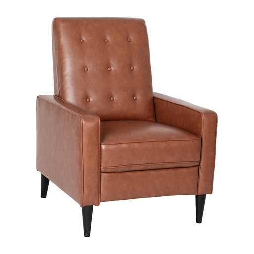 Flash Furniture Ezra Pushback Recliner, Cognac Brown - SG-SX-80415N-BR-GG