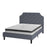 Flash Furniture Brighton Queen Platform Bed Set, Light Gray - SL-BM10-11-GG