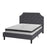 Flash Furniture Brighton Queen Platform Bed Set, Dark Gray - SL-BM10-15-GG