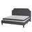 Flash Furniture Brighton King Platform Bed Set, Dark Gray - SL-BM10-16-GG