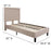 Flash Furniture Roxbury Platform Bed Set