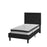 Flash Furniture Roxbury Twin Platform Bed Set, Black - SL-BM10-21-GG