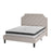 Flash Furniture Brighton Queen Platform Bed Set, Beige - SL-BM10-3-GG