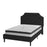 Flash Furniture Brighton Full Platform Bed Set, Black - SL-BM10-6-GG