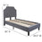 Flash Furniture Brighton Platform Bed Set