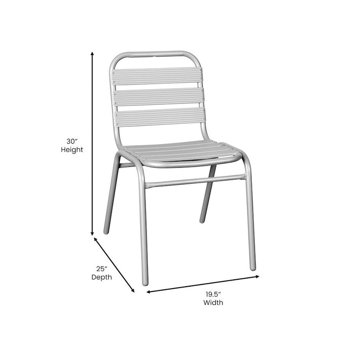 Flash Lila Slat Back Chair