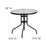 Flash Furniture Brazos 5 Pc Patio, Round Table/4 Chairs