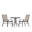 Flash Furniture Brazos 3 PC Patio, SQ Table/2 Chairs, BN - TLH-073A1303C-BN-GG