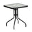 Flash Furniture Brazos 3 Pc Patio, Square Table/2 Chairs