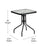 Flash Furniture Brazos 3 Pc Patio, Square Table/2 Chairs