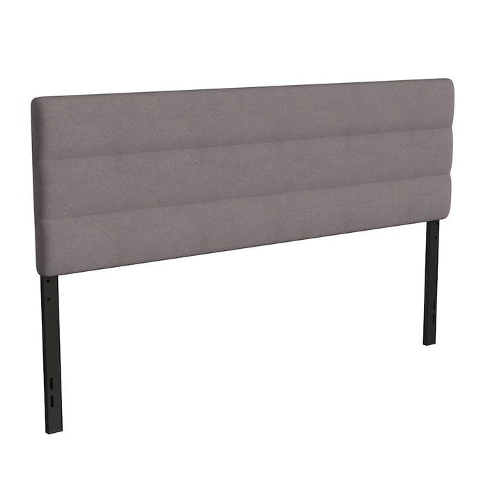 Flash Furniture Paxton Tufted King Headboard, Gray - TW-3WLHB21-GY-K-GG