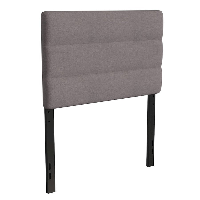 Flash Furniture Paxton Tufted Twin Headboard, Gray - TW-3WLHB21-GY-T-GG