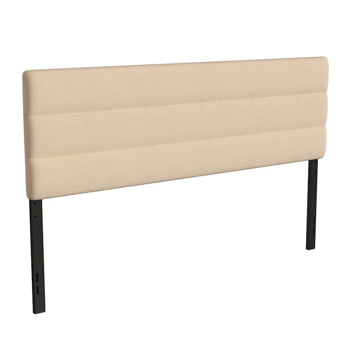 Flash Furniture Paxton Tufted King Headboard, Cream - TW-3WLHB21-W-K-GG