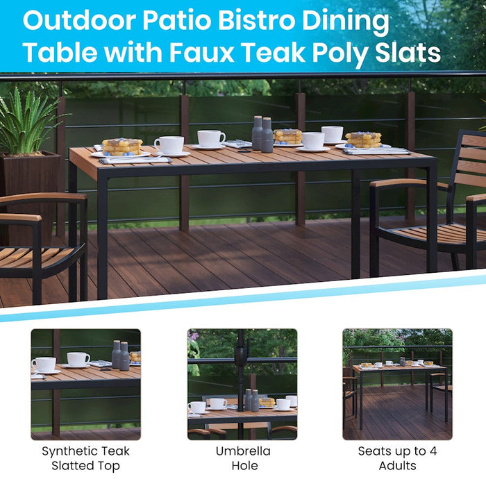 Flash Furniture Lark 3 Pc Patio Set, Table