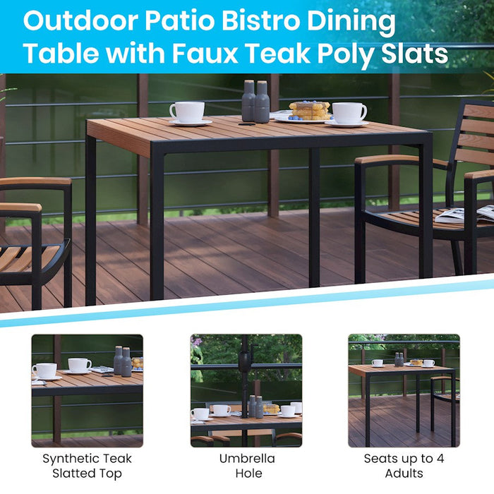 Flash Furniture Lark 3 Pc Patio Set, Table