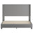 Flash Furniture Quinn Size Platform Bed/Headboard, Gray