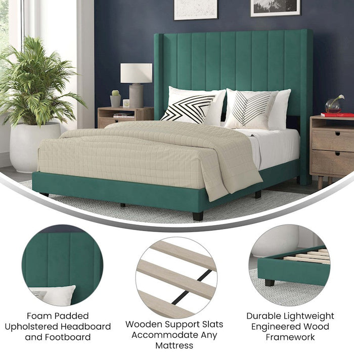 Flash Furniture Bianca Platform Bed/Headboard