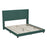 Flash Furniture Bianca King Platform Bed/Headboard, Emerald - YK-1079-GR-K-GG