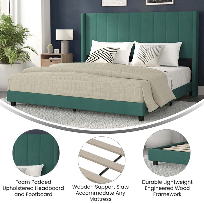 Flash Furniture Bianca Platform Bed/Headboard