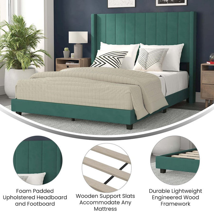 Flash Furniture Bianca Platform Bed/Headboard