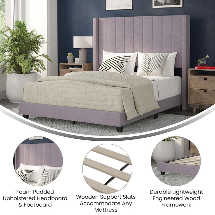 Flash Furniture Bianca Platform Bed/Headboard