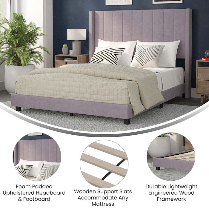 Flash Furniture Bianca Platform Bed/Headboard