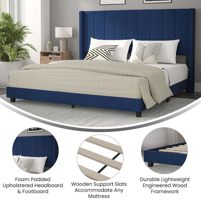 Flash Furniture Bianca Platform Bed/Headboard