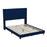 Flash Furniture Bianca Queen Platform Bed/Headboard, Navy - YK-1079-NAVY-Q-GG