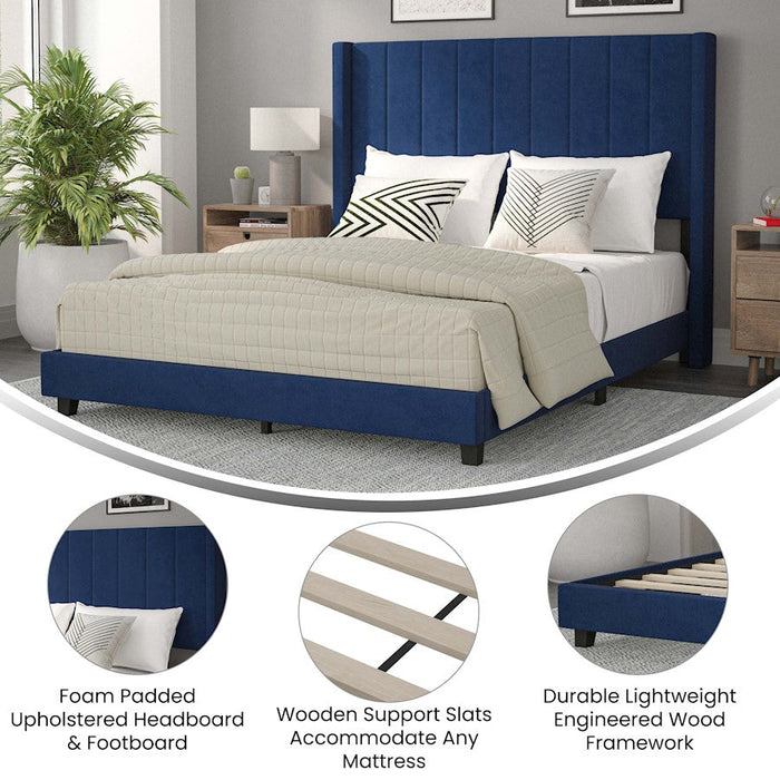 Flash Furniture Bianca Platform Bed/Headboard