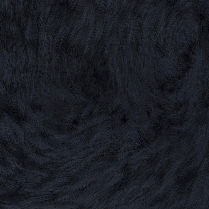 Flash Furniture Chalet 2X3 Faux Fur Rug, Black