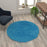 Flash Furniture Chalet Faux Fur Rug, Turquoise