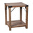 Flash Wyatt 2 Tier Side Table, Rustic Oak - ZG-036-OAK-GG