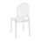 Flash Furniture Revna Crystal Wide Ghost Chairs, Set Of 4, Clear