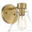 Designers Fountain Willow Creek 7.5" 1Lt Wall Sconce, Gold/Clear