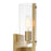 Designers Fountain Latitude 22.25" 2Lt Wall Sconce, Gold/Clear