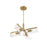 Designers Fountain Latitude Chandelier, Gold/Clear