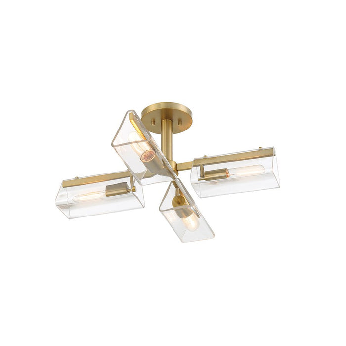 Designers Fountain Latitude Chandelier, Gold/Clear